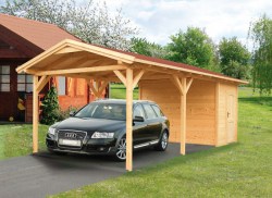 Garážové stání s domkem Carport B